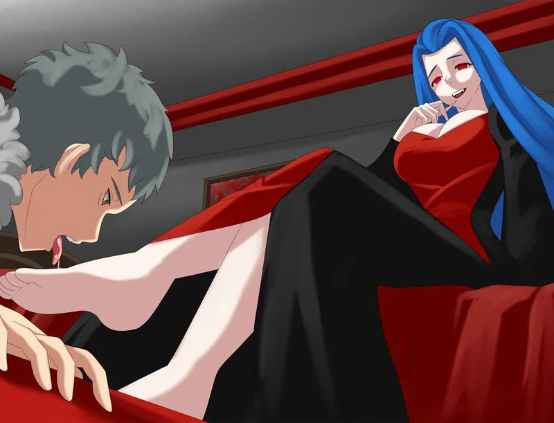 You put your partner under hypnosis and force him to lick your feet! You can't help but laugh when he obeys! 