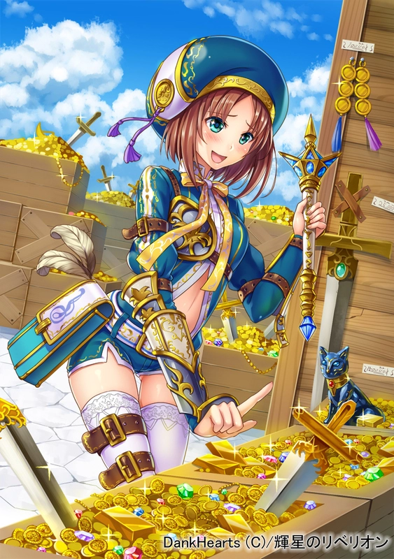 Sometimes the adventurer gets lucky. She can have the gold... for now. 