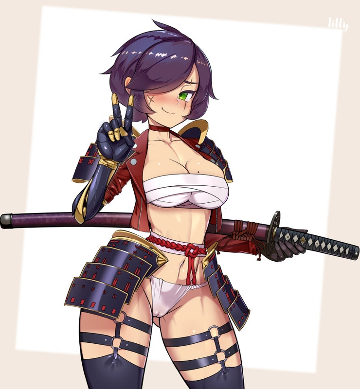 You send in a Samurai Warrior in to defeat the adventurer. This humble fighter wields strength, skill, and precision, and should have no trouble giving the adventurer a lot of trouble.