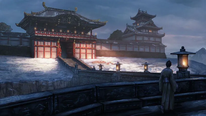 After travelling east for quite some time, you arrive at the grand Samurai Castle. It stands before you, a beautiful, enthralling structure. You make your way to the entrance, preparing yourself for what foes could lie ahead.