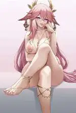 Distract them with feet and rest