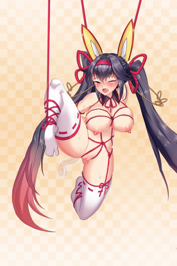 Shibari lovemaking