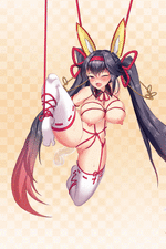 Shibari lovemaking