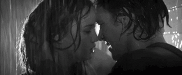 Kissing in the rain