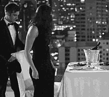 A romantic dinner
