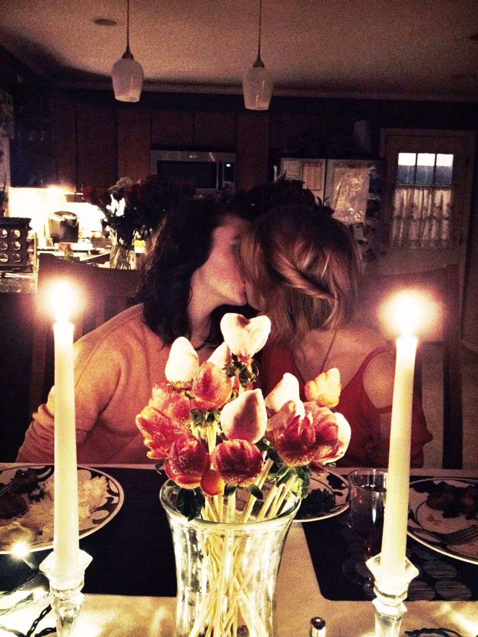 A romantic dinner