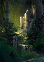 Boss room: Forest fortress