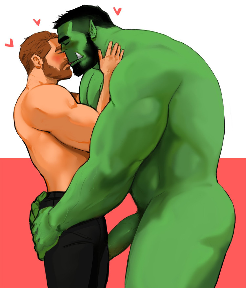 You pull the human into a fierce, passionate kiss, your tongue dominating his mouth. He may be smaller then you, but this only pushes you into cuddling him more.