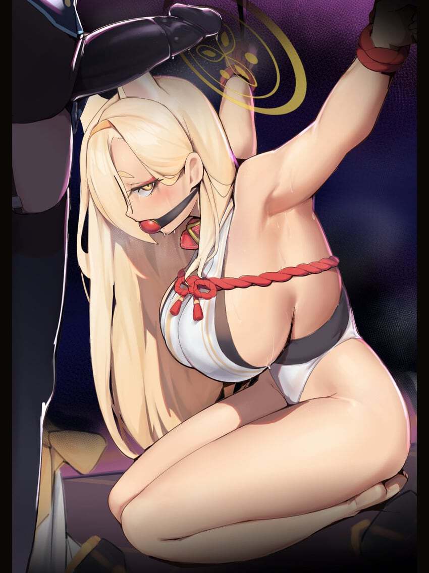 Surrender to her strap