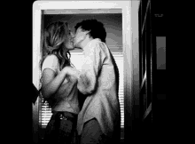 Kiss him towards the wall