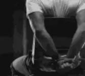 Tie his hands