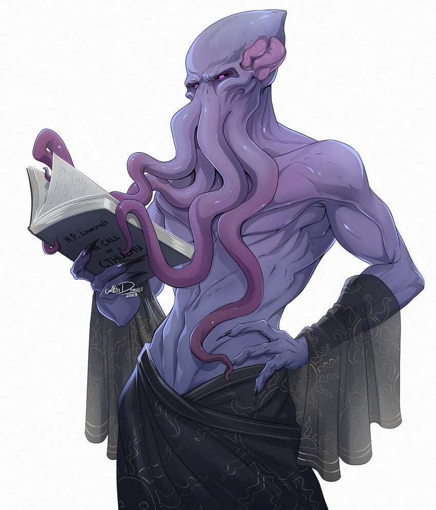 As the adventurer reaches the ritual chamber, they get abruptly halted by the elder mindflayer, who guards your minions and the ritual going on. 