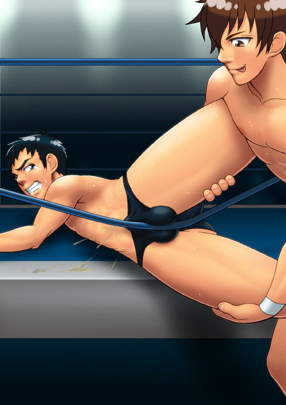 By holding and targeting your balls, he is dominating you!