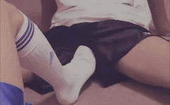 Foot tease