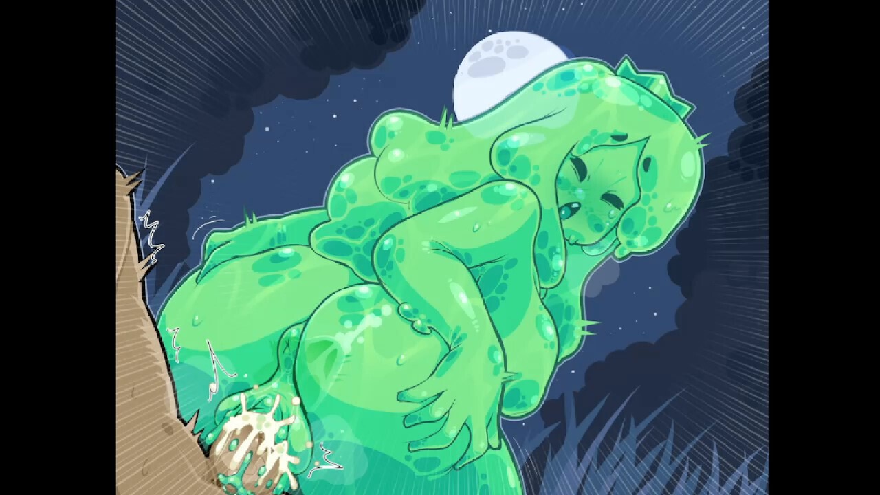 Cum in her Slimy Pussy
