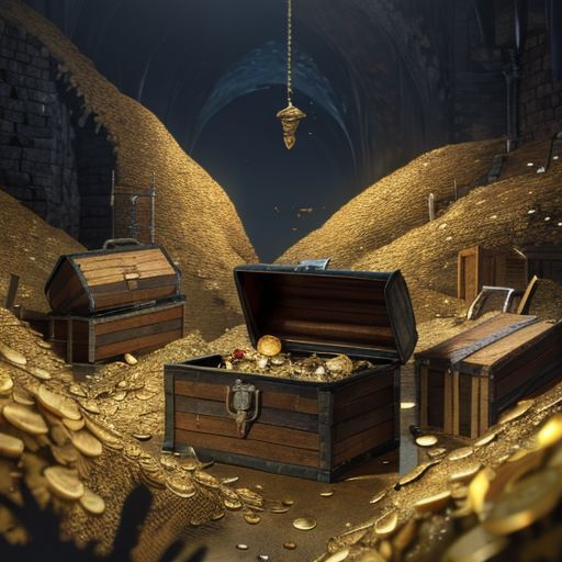 You find some treasure that will help you build your army!