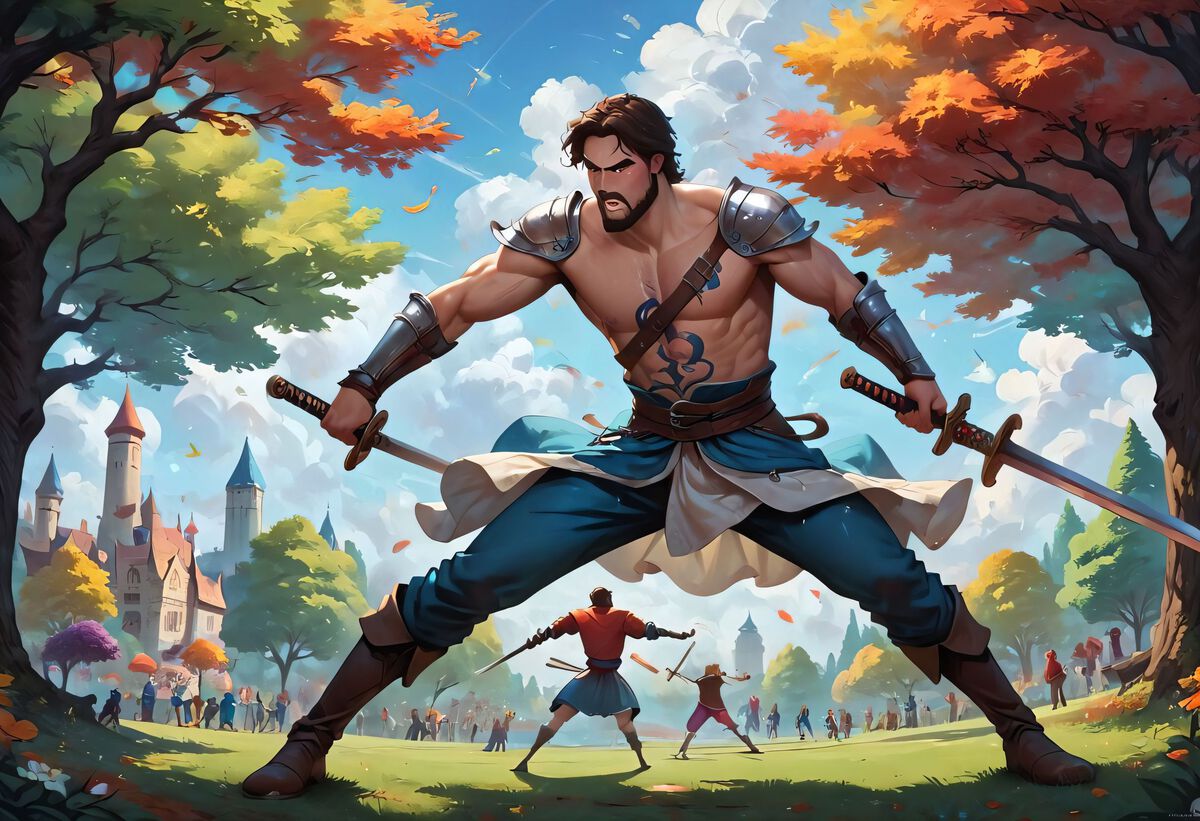 Sword training