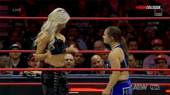 Standing boob smother