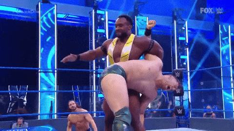 After locking in an abdominal stretch, you smack dat ass! 