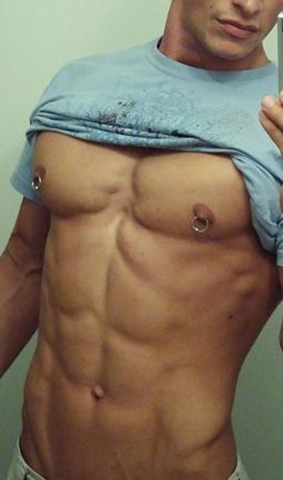 Flash your nipple piercings