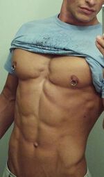 Flash your nipple piercings
