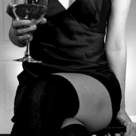Tease with a drink