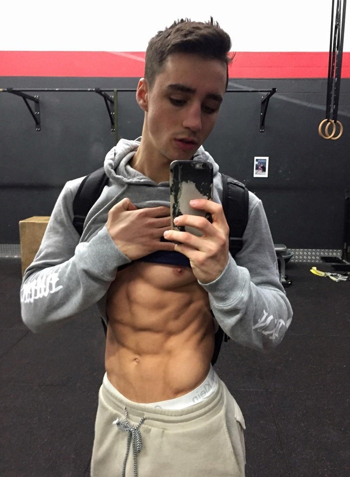 Send an abs selfie