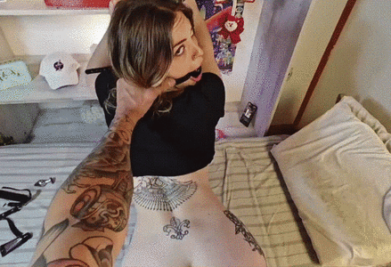 Gagged anal