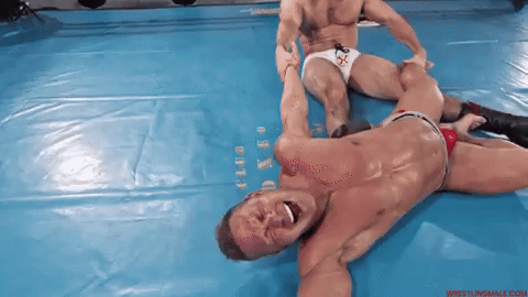 You grab your opponent’s arm and leg and stretch him out using your foot.