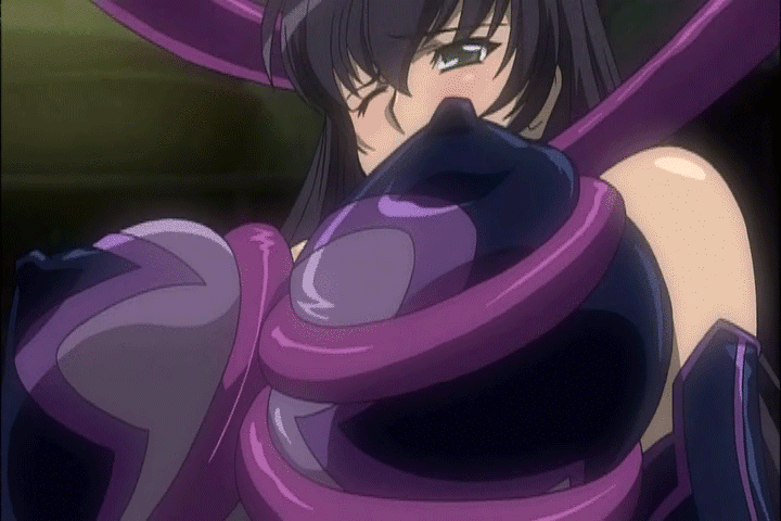 Tentacles reveal her tits