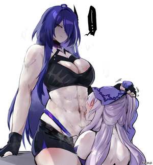 Make her worship your abs~