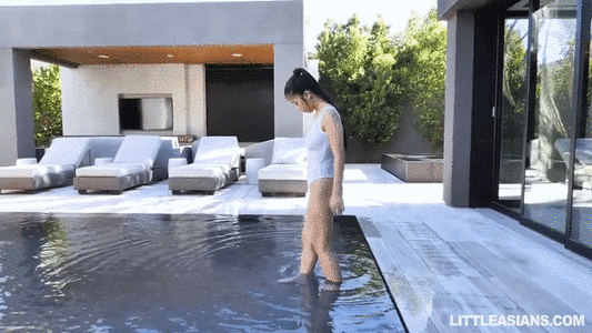 Enter the pool