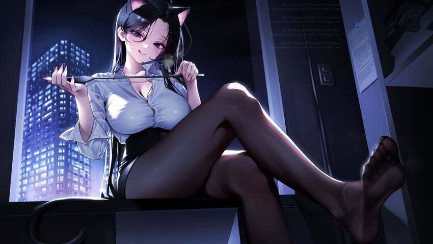 You pull out a riding crop from the toy box and look at your partner menacingly. Showing off your kinky yet teasing side! 