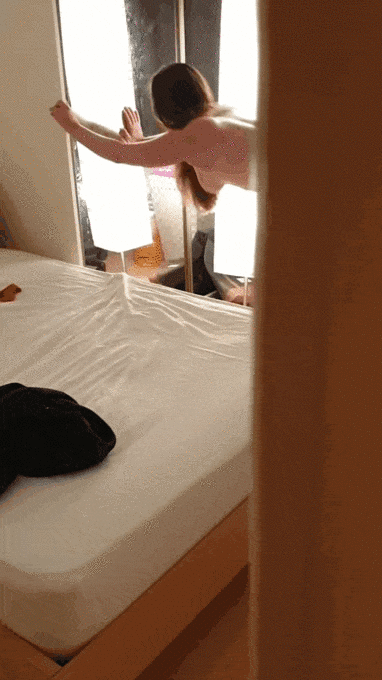 You set up a date at your place and left the doors open. You let him know without a doubt, that he is not a stud and not a good fuck either. He sees with his own eyes, that he is not enough. "Yes fuck me like he never could!!" you moan loudly! In fact he is not even interrupting, how pathetic. 