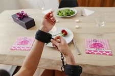 Shackled wrists