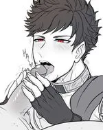 Lick the tip of his cock 