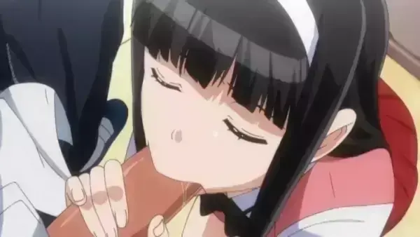You get on your knees and suck her dick!