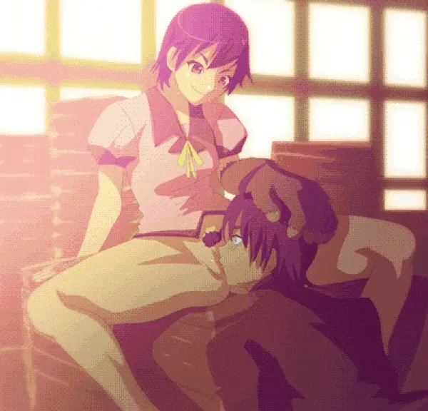 You grab his hair and force him to lick your pussy!