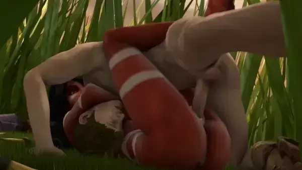 You trap him in your hold and fuck him from below!