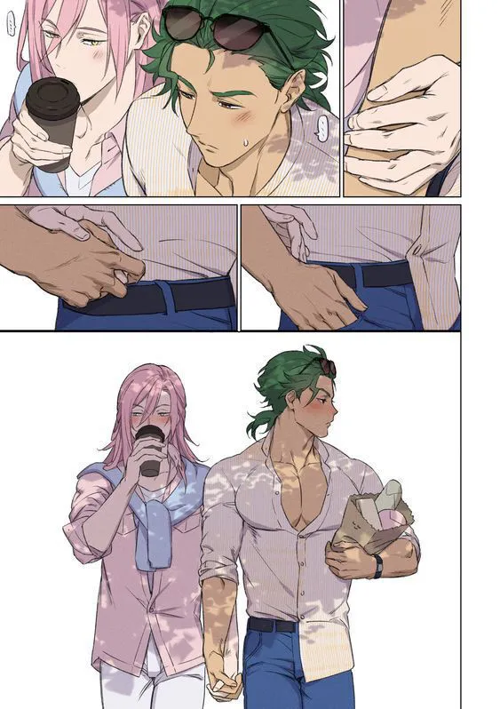 lewd hand holding