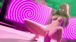 Hypnotized dildo riding