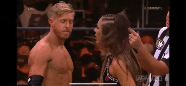 You go on the offensive, viciously attacking her with a series of brutal kicks. 