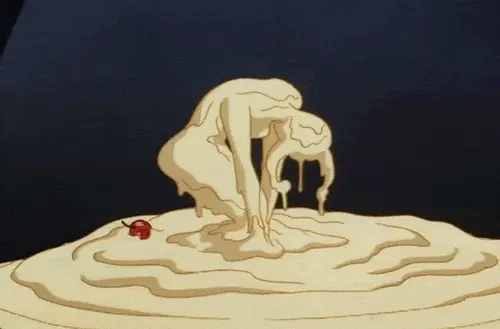 You pop out of the giant, homemade cream pie, offering them a lick off your finger.
