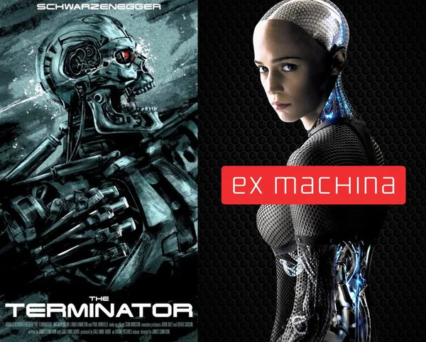 Your match gets interrupted by a pair of dueling robots! 