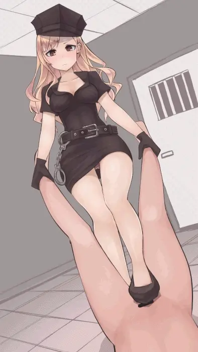 Trample his cock!