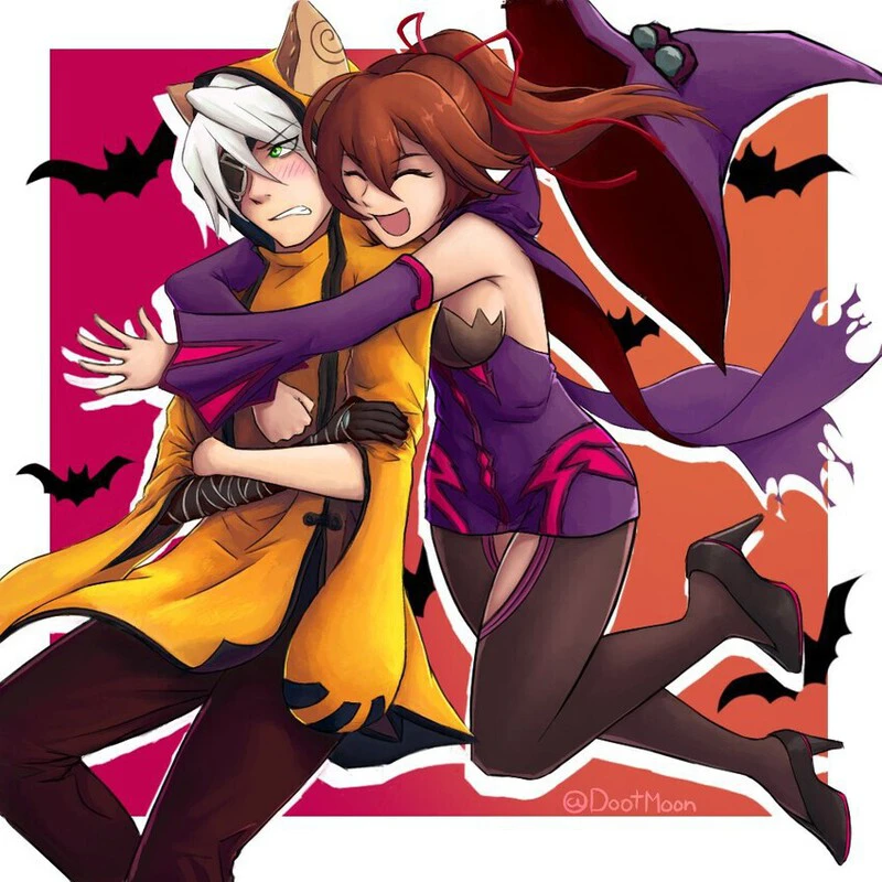 His costume looks so adorable that you cannot help but give him a warm, gentle hug.