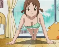 Distract them with push-ups! 