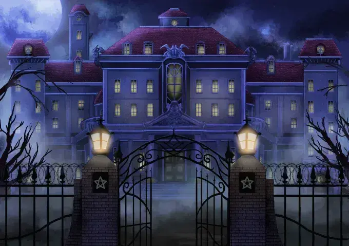 You enter the grounds of the mansion, the walls and windows seem untouched by nature. Nobody has been seen here for years. You decide to explore it... 