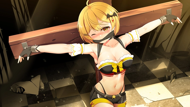 Bind her to a cross
