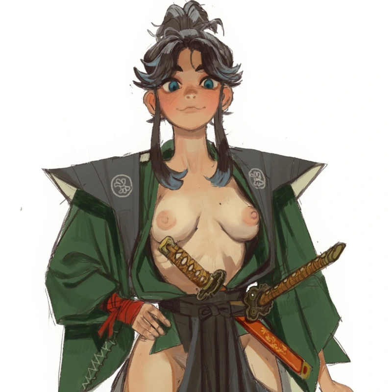 You send in a Samurai Warrior in to defeat the adventurer. This humble fighter wields strength, skill, and precision, and should have no trouble giving the adventurer a lot of trouble.